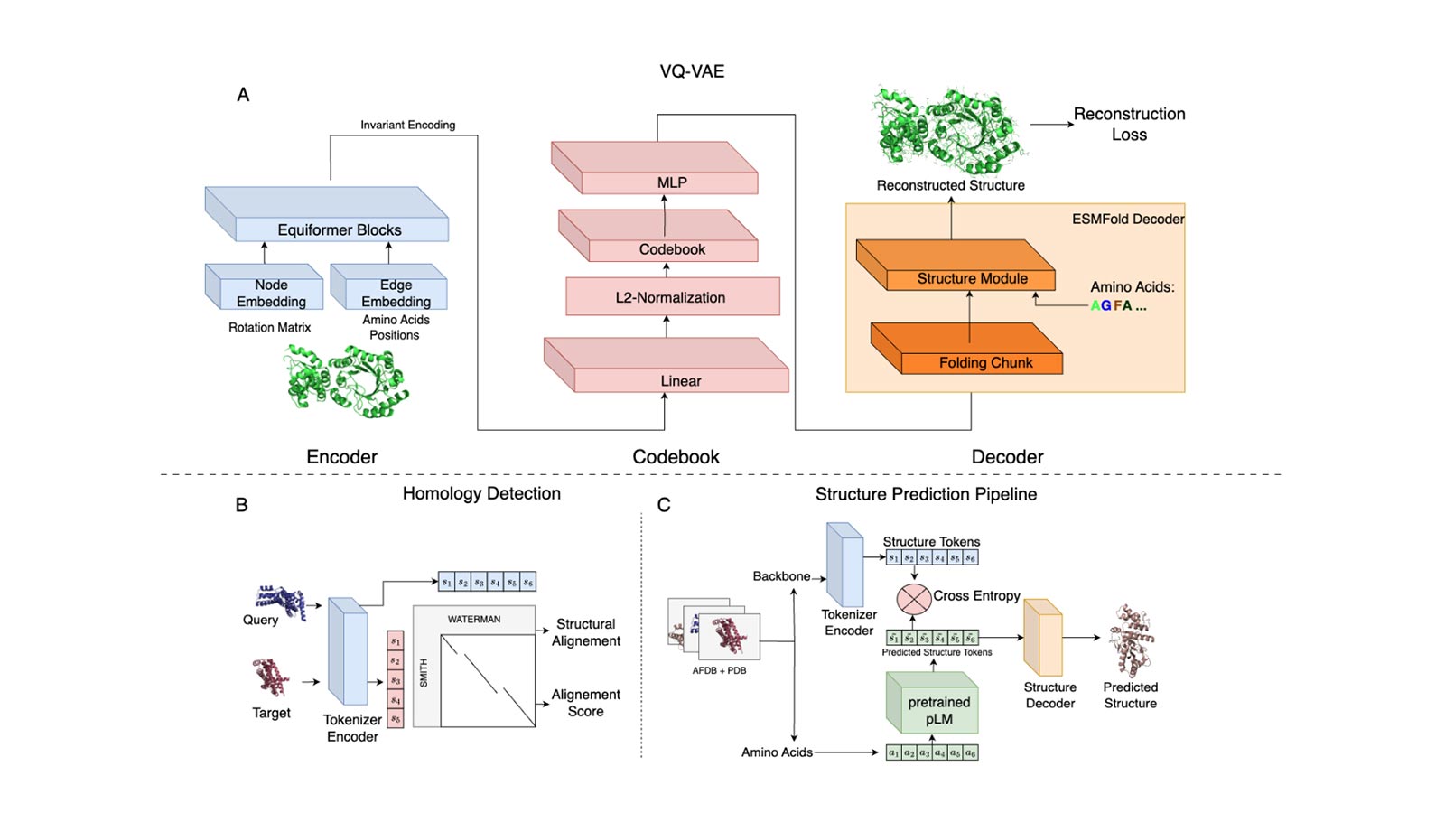 The structure of a protein is crucial to its biological function. With the expansion of available protein structures, such as those in the AlphaFold Protein Structure Database (AFDB), there is an increasing need for efficient methods to index, search, and generate these structures. Additionally, there is a growing interest in integrating structural information with models from other modalities, such as protein sequence language models. We present a novel VQ-VAE-based protein structure tokenizer, AIDO.StructureTokenizer (AIDO.St), which is a pretrained module for protein structures in an AI-driven Digital Organism [1]. AIDO.StructureTokenizer is a 300M parameter model consisting of an equivariant encoder to discretize input structures into tokens, and an invariant decoder to reconstruct the inputs from these tokens. In addition to evaluating structure reconstruction ability, we also compared our model to Foldseek, ProToken, and ESM3 in terms of protein structure retrieval ability. Through our experiments, we discovered an intriguing trade-off between the encoder’s locality and retrieval ability and the decoder’s reconstruction ability. Our results also demonstrate that a better balance between retrieval and reconstruction enables a better alignment between the structure tokens and a protein sequence language model, resulting in better structure prediction accuracy. Models and code are available through ModelGenerator in https://github.com/genbio-ai/AIDO and on Hugging Face.