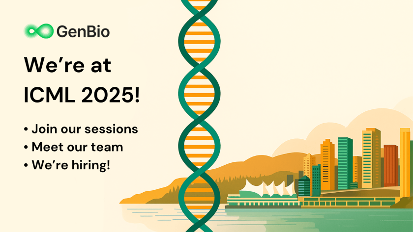 GenBio AI at the International Conference on Machine Learning (ICML 2025)