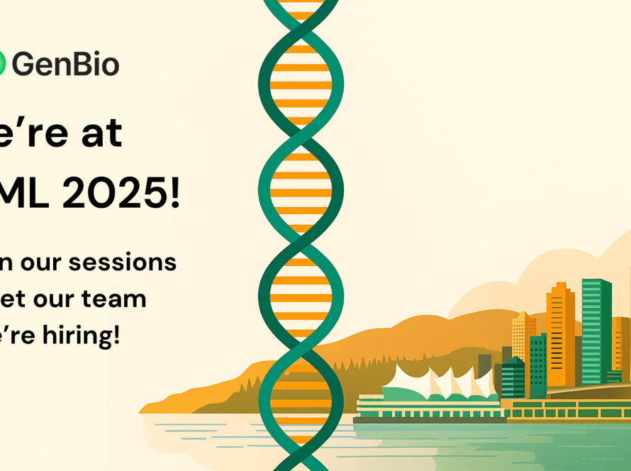 GenBio AI at the International Conference on Machine Learning (ICML 2025)